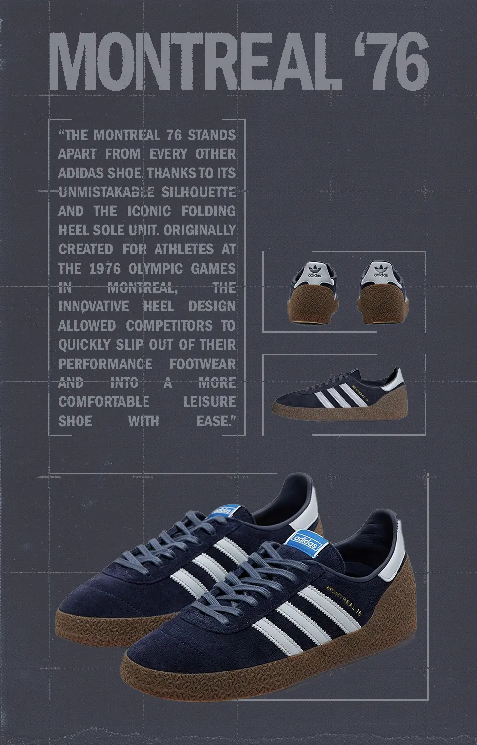 オリンピック公式シューズ Musing the adidas Montreal 76 With Paninaro | SEVENSTORE