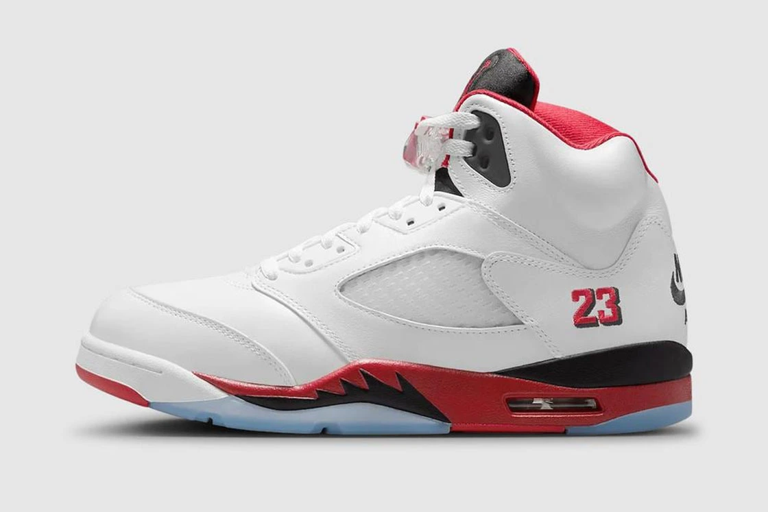 NIKE AIR JORDAN 5 RETRO FIRE RED 28cm 超美品 Nike's Air Jordan 5 'Fire Red' Turns 35 | SEVENSTORE